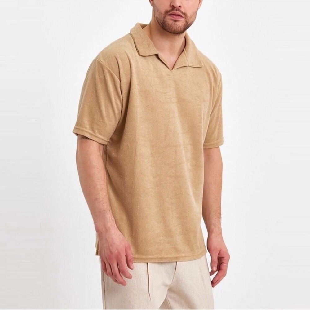 Bonobos Mustard Chambray Lightweight Cotton Polo XL